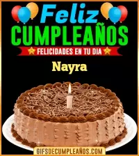 Felicidades en tu día Nayra